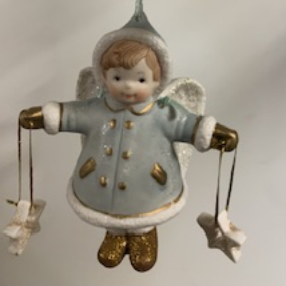 Snow Christina angel ornament